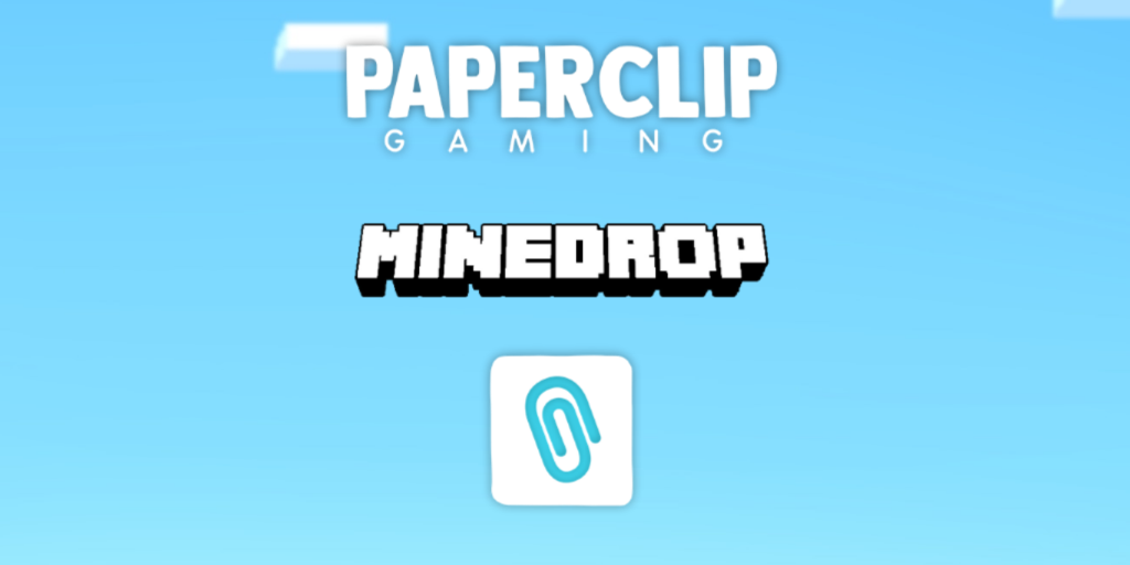 Mine Drop - Logo del juego y del proveedor